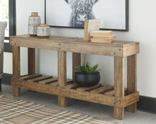 Load image into Gallery viewer, Susandeer - Brown - Console Sofa Table