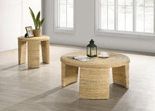 Load image into Gallery viewer, Artina - Woven Rattan Round Side End Table - Natural