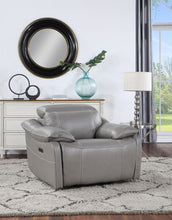 Load image into Gallery viewer, Alpine - Leather Dual Power Recliner - Gray