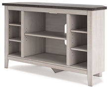 Load image into Gallery viewer, Dorrinson - Two-tone - Corner TV Stand/Fireplace OPT
