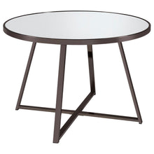 Load image into Gallery viewer, Jillian - Round Mirror Top Dining Table - Black Nickel