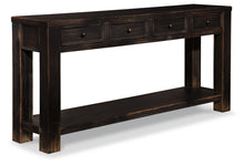 Load image into Gallery viewer, Gavelston - Black - Sofa Table