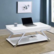 Load image into Gallery viewer, Marcia - Rectangular Lift Top Coffee Table - White High Gloss