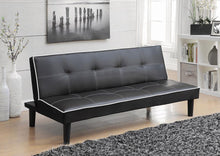 Load image into Gallery viewer, Katrina - Upholstered Tufted Convertible Sofa Bed - Black