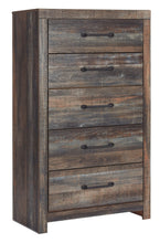 Load image into Gallery viewer, Drystan - Brown / Beige - Five Drawer Chest