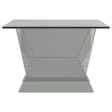 Load image into Gallery viewer, Taffeta - Glass Top Mirrored Acrylic Coffee Table - Silver