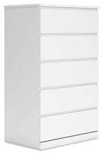 Load image into Gallery viewer, Onita - White - Five Drawer Chest