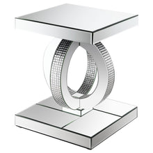 Load image into Gallery viewer, Breena - Rectangular Mirrored Acrylic End Table - Silver