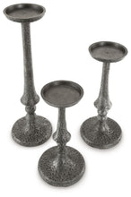 Load image into Gallery viewer, Eravell - Pewter Finish - Candle Holder Set (Set of 3)