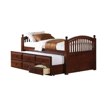 Load image into Gallery viewer, Norwood - 3-Drawer Twin Bed With Captains Trundle - Chestnut