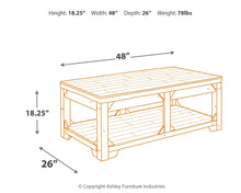 Load image into Gallery viewer, Fregine - Whitewash - Lift Top Cocktail Table