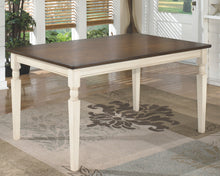 Load image into Gallery viewer, Whitesburg - Brown / Cottage White - Rectangular Dining Room Table