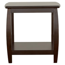 Load image into Gallery viewer, Dixon - 1-Shelf Square Wood End Table Espresso - Cappuccino