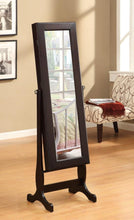 Load image into Gallery viewer, Belzar - Jewelry Cheval Mirror With Drawers - Cappuccino
