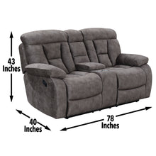 Load image into Gallery viewer, Bogata - Console Loveseat - Dark Gray