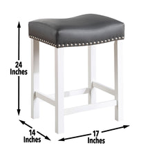 Load image into Gallery viewer, Zermatt - Counter Stool (Set of 2) - White