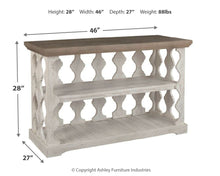 Load image into Gallery viewer, Havalance - Gray / White - Console Sofa Table