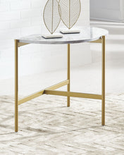 Load image into Gallery viewer, Wynora - White / Gold - Chair Side End Table