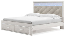 Load image into Gallery viewer, Altyra - White - King Upholstered Storage Bed