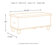 Load image into Gallery viewer, Fossil - Beige - Storage Bench