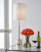 Load image into Gallery viewer, Maywick - White - Metal Table Lamp