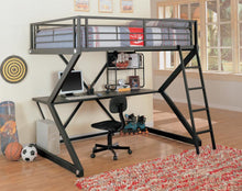 Load image into Gallery viewer, Parkview - Full Workstation Loft Bed - Black