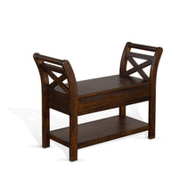 Load image into Gallery viewer, Homestead - Accent Bench With Storage - Dark Brown