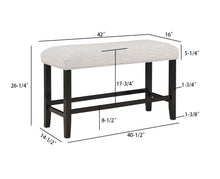 Load image into Gallery viewer, Dary - Counter Height Bench - White