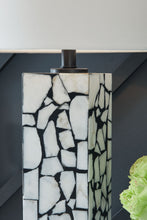 Load image into Gallery viewer, Macaria - White / Black - Marble Table Lamp