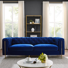 Load image into Gallery viewer, Charlene - Velvet Button Tufted Sofa