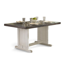 Load image into Gallery viewer, Carriage House - Table - White / Dark Brown