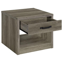 Load image into Gallery viewer, Felix - 1-Drawer Engineered Wood Side End Table - Gray Driftwood