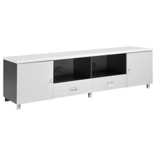 Load image into Gallery viewer, Burkett - 2 Door Engineered Wood TV Stand - White High Gloss