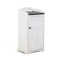 Load image into Gallery viewer, Carriage House - Trash Box - White / Black