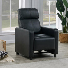 Load image into Gallery viewer, Toohey - Upholstered Home Theater Push Back Recliner - Black