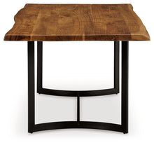 Load image into Gallery viewer, Fortmaine - Brown / Black - Rectangular Dining Room Table
