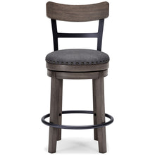 Load image into Gallery viewer, Caitbrook - Gray - UPH Swivel Barstool