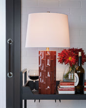 Load image into Gallery viewer, Jacemour - Burnt Umber - Ceramic Table Lamp (Set of 2)