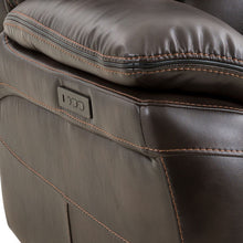 Load image into Gallery viewer, Oportuna - Dual Power Recliner Coffee - Dark Brown