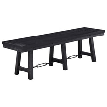 Load image into Gallery viewer, Newport - Trestle Dining Bench - Black