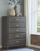 Load image into Gallery viewer, Caitbrook - Gray - Five Drawer Chest