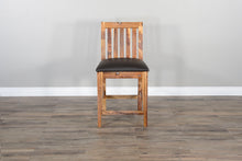 Load image into Gallery viewer, Havana - Slatback Chair With Cushion Seat - Light Brown / Dark Brown