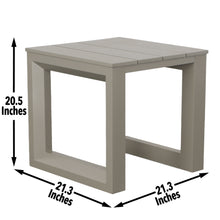 Load image into Gallery viewer, Dalilah - Patio Square End Table - Gray