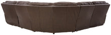 Load image into Gallery viewer, Dunleith - Chocolate - 5-Piece Power Reclining Sectional