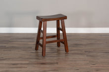 Load image into Gallery viewer, Santa Fe - Saddle Seat Stool With Wood Seat