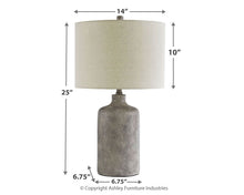 Load image into Gallery viewer, Linus - Antique Black - Ceramic Table Lamp