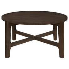 Load image into Gallery viewer, Cota - Round Solid Wood Coffee Table - Dark Brown