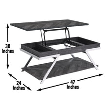 Load image into Gallery viewer, Roma - Lift Top Cocktail Table - Gray