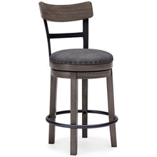 Load image into Gallery viewer, Caitbrook - Gray - UPH Swivel Barstool