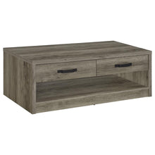 Load image into Gallery viewer, Felix - 2-Drawer Engineered Wood Coffee Table - Gray Driftwood